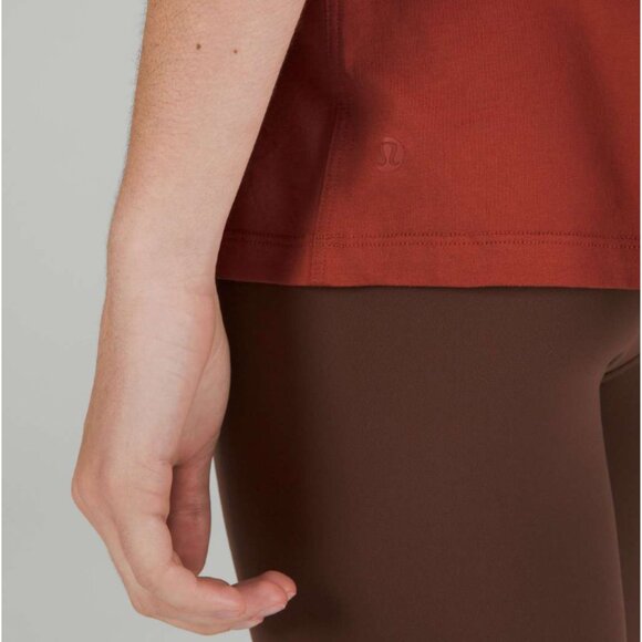Lululemon All Yours Cotton T-Shirt Cayenne - Picture 3 of 6